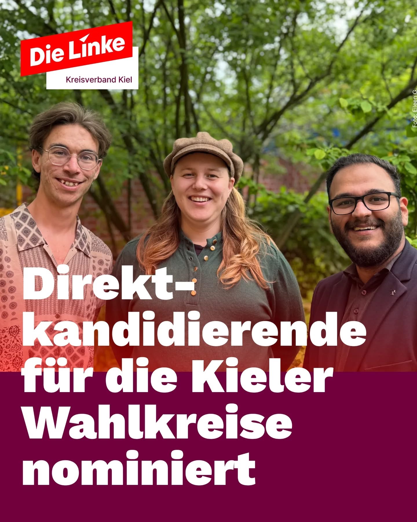 Instagram-Sharepic zur Nominierung der Direktkandidierenden